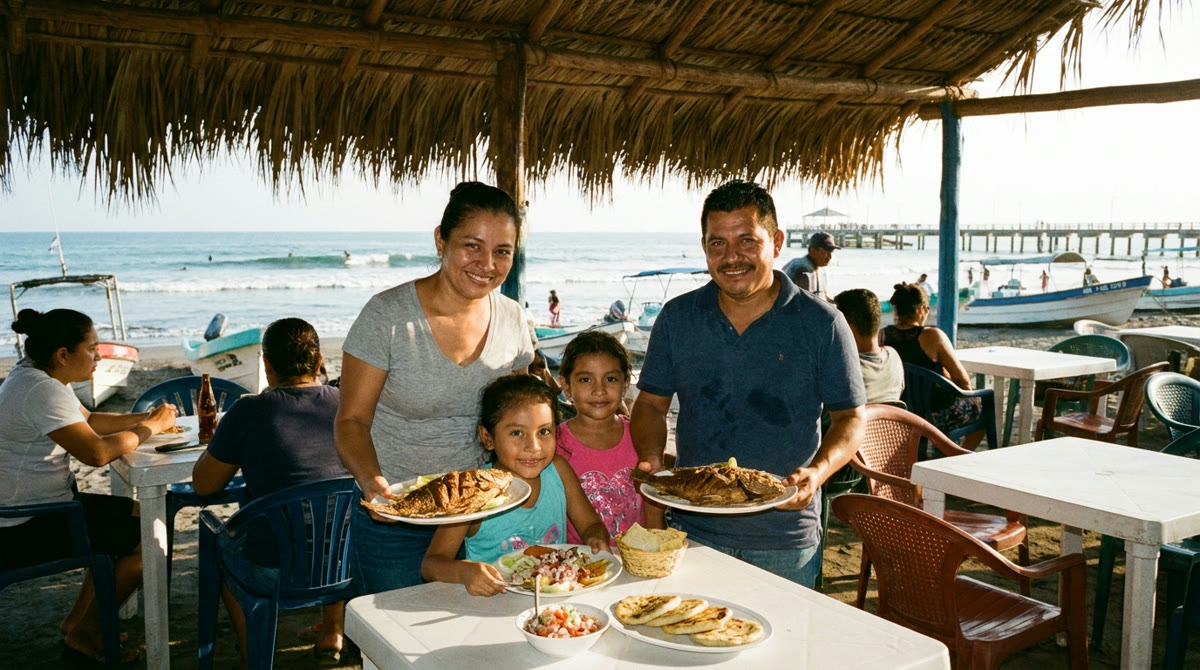 El crecimiento llegó al nivel de la familia: hostales, comedores y escuelas de surf en la costa.